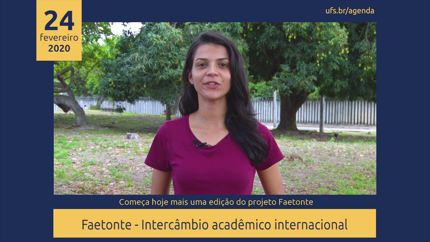 Agenda UFS • 24/02/2020